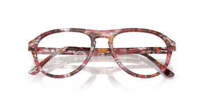 Cyclamen/Khaki - 0PO3371V 8056262357590 Persol Eyeglasses Unisex Pilot