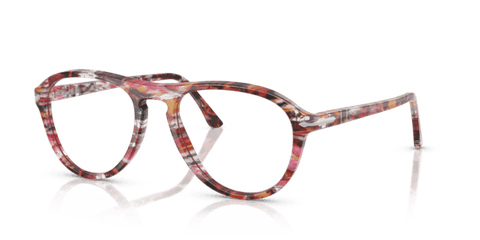 Cyclamen/Khaki - 0PO3371V 8056262357590 Persol Eyeglasses Unisex Pilot