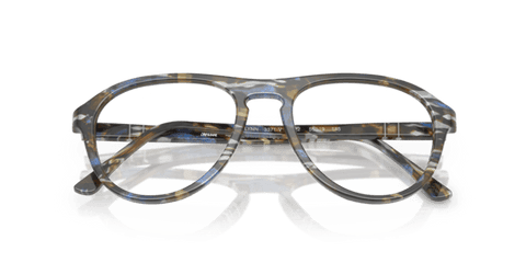 Frost Grey/Nautical Blue - 0PO3371V 8056262357637 Persol Eyeglasses Unisex Pilot