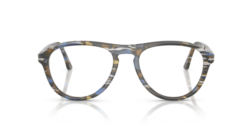 Frost Grey/Nautical Blue - 0PO3371V 8056262357637 Persol Eyeglasses Unisex Pilot