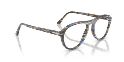 Frost Grey/Nautical Blue - 0PO3371V 8056262357637 Persol Eyeglasses Unisex Pilot