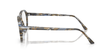 Frost Grey/Nautical Blue - 0PO3371V 8056262357637 Persol Eyeglasses Unisex Pilot