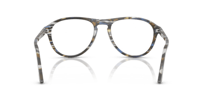 Frost Grey/Nautical Blue - 0PO3371V 8056262357637 Persol Eyeglasses Unisex Pilot