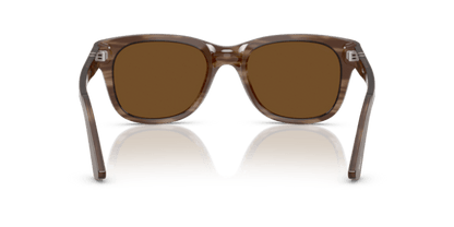 Striped Brown - 0PO3372S 8056262357118 Persol Sunglasses Unisex Square