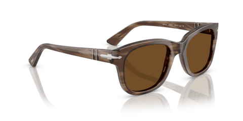Striped Brown - 0PO3372S 8056262357118 Persol Sunglasses Unisex Square