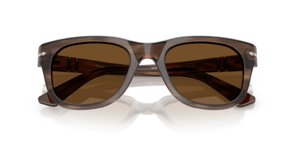 Striped Brown - 0PO3372S 8056262357118 Persol Sunglasses Unisex Square