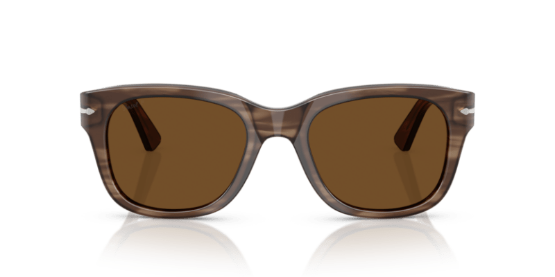 Striped Brown - 0PO3372S 8056262357118 Persol Sunglasses Unisex Square