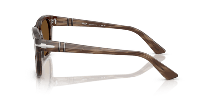 Striped Brown - 0PO3372S 8056262357118 Persol Sunglasses Unisex Square