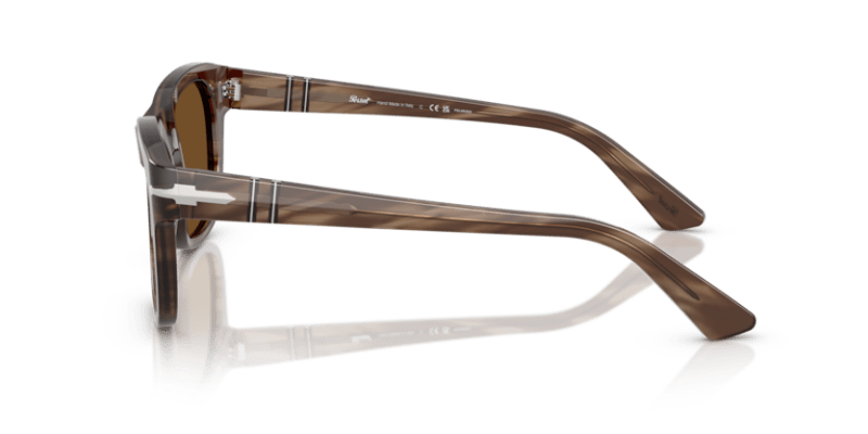 Striped Brown - 0PO3372S 8056262357118 Persol Sunglasses Unisex Square