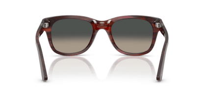 Striped Burgundy - 0PO3372S 8056262357132 Persol Sunglasses Unisex Square