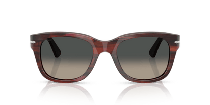 Striped Burgundy - 0PO3372S 8056262357132 Persol Sunglasses Unisex Square