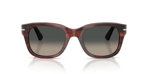 Striped Burgundy - 0PO3372S 8056262357132 Persol Sunglasses Unisex Square