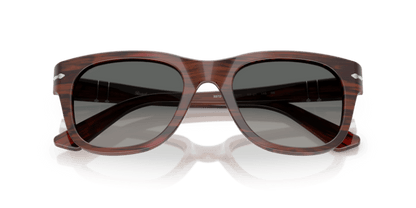 Striped Burgundy - 0PO3372S 8056262357132 Persol Sunglasses Unisex Square