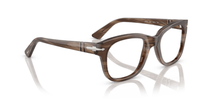 Striped Brown - 0PO3372V 8056262360279 Persol Eyeglasses Unisex Square
