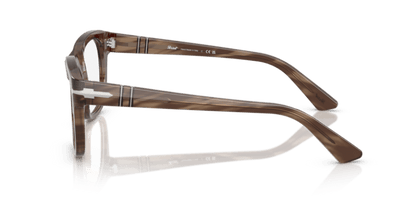 Striped Brown - 0PO3372V 8056262360279 Persol Eyeglasses Unisex Square