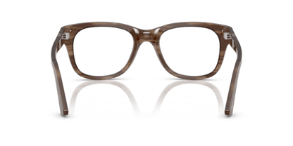 Striped Brown - 0PO3372V 8056262360279 Persol Eyeglasses Unisex Square