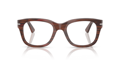 Striped Burgundy - 0PO3372V 8056262360293 Persol Eyeglasses Unisex Square