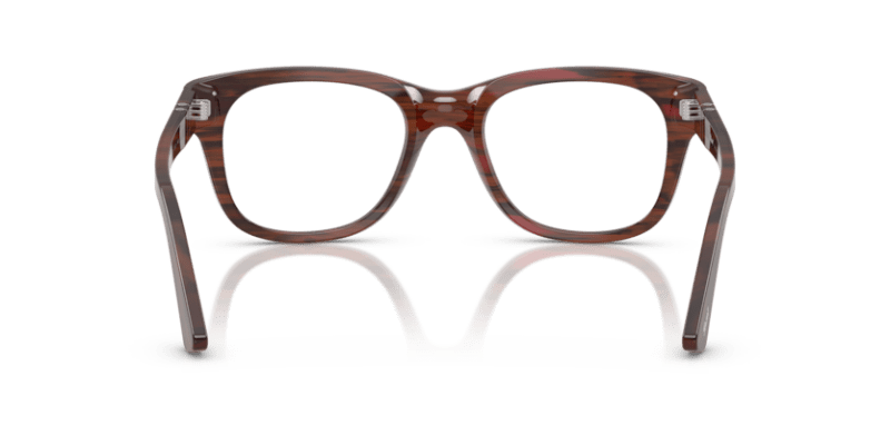 Striped Burgundy - 0PO3372V 8056262360293 Persol Eyeglasses Unisex Square