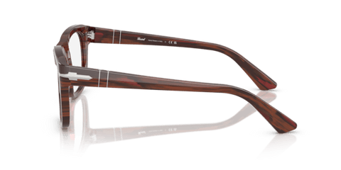 Striped Burgundy - 0PO3372V 8056262360293 Persol Eyeglasses Unisex Square