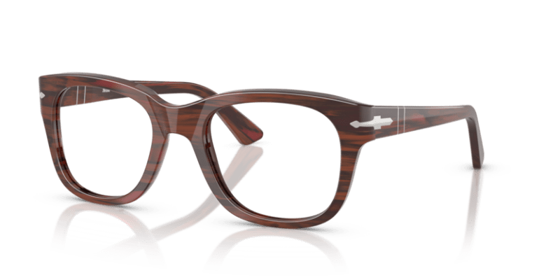 Striped Burgundy - 0PO3372V 8056262360293 Persol Eyeglasses Unisex Square