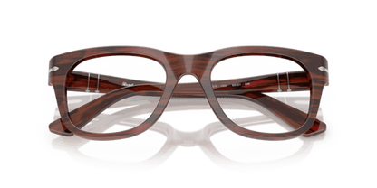 Striped Burgundy - 0PO3372V 8056262360293 Persol Eyeglasses Unisex Square