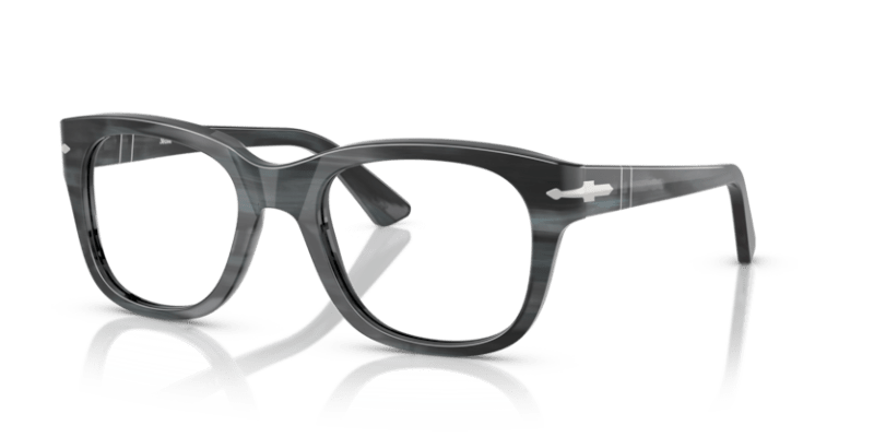 Striped Grey - 0PO3372V 8056262360316 Persol Eyeglasses Unisex Square