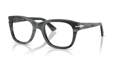 Striped Grey - 0PO3372V 8056262360316 Persol Eyeglasses Unisex Square