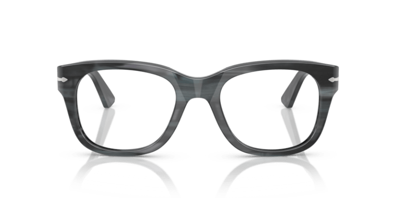 Striped Grey - 0PO3372V 8056262360316 Persol Eyeglasses Unisex Square