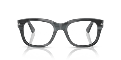 Striped Grey - 0PO3372V 8056262360316 Persol Eyeglasses Unisex Square