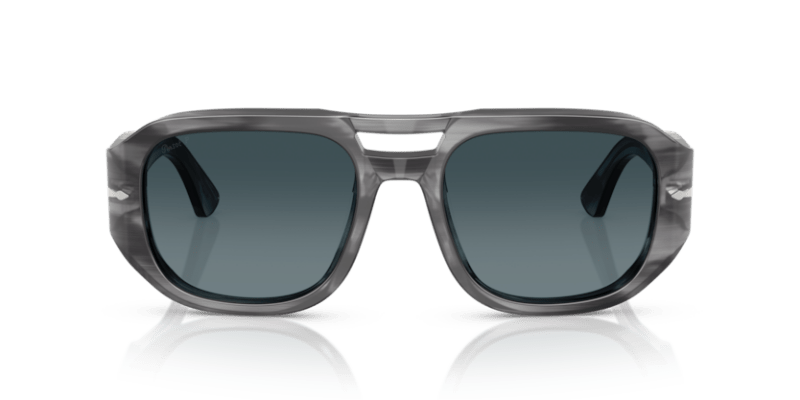 Striped Grey - 0PO3373S 8056262357378 Persol Sunglasses Unisex Pilot