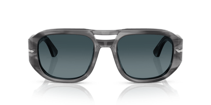 Striped Grey - 0PO3373S 8056262357378 Persol Sunglasses Unisex Pilot