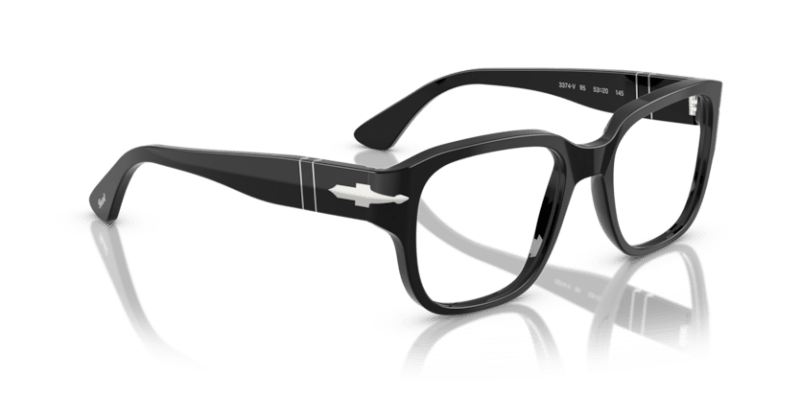 Black - 0PO3374V 8056262360453 Persol Eyeglasses Unisex Square