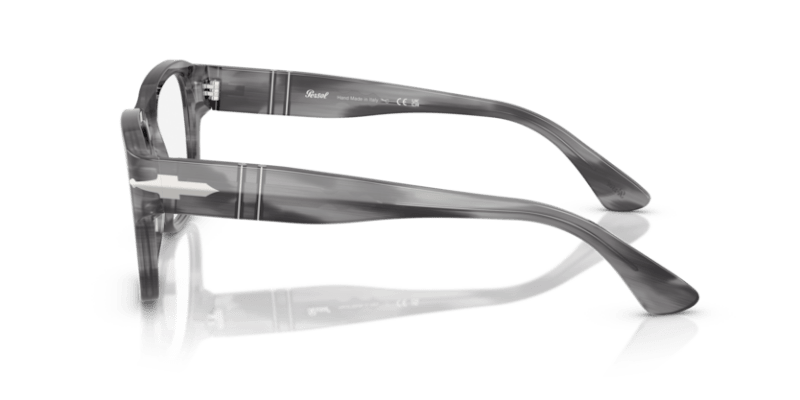 Striped Grey - 0PO3374V 8056262360392 Persol Eyeglasses Unisex Square