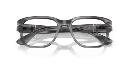 Striped Grey - 0PO3374V 8056262360392 Persol Eyeglasses Unisex Square