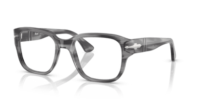Striped Grey - 0PO3374V 8056262360392 Persol Eyeglasses Unisex Square