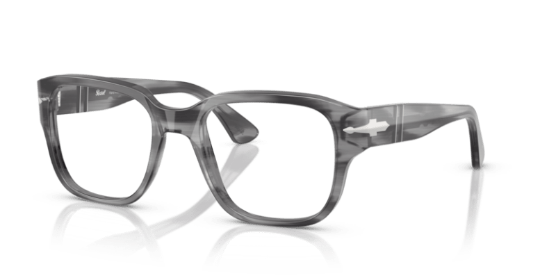 Striped Grey - 0PO3374V 8056262360392 Persol Eyeglasses Unisex Square
