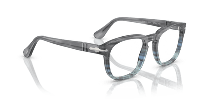 Striped Grey - 0PO3376V 8056262347386 Persol Eyeglasses Unisex Square