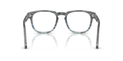 Striped Grey - 0PO3376V 8056262347386 Persol Eyeglasses Unisex Square