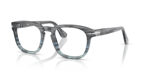 Striped Grey - 0PO3376V 8056262347386 Persol Eyeglasses Unisex Square