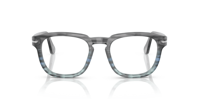 Striped Grey - 0PO3376V 8056262347386 Persol Eyeglasses Unisex Square