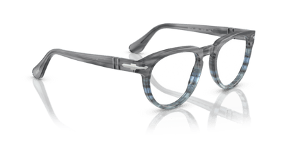 Striped Grey - 0PO3377V 8056262348369 Persol Eyeglasses Unisex Phantos