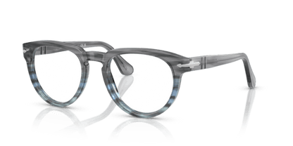 Striped Grey - 0PO3377V 8056262348369 Persol Eyeglasses Unisex Phantos