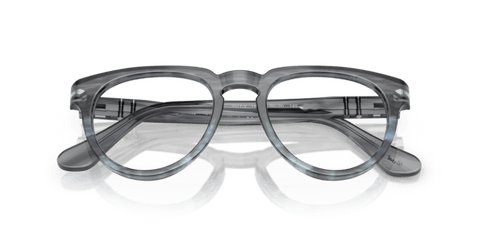 Striped Grey - 0PO3377V 8056262348369 Persol Eyeglasses Unisex Phantos