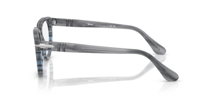 Striped Grey - 0PO3377V 8056262348369 Persol Eyeglasses Unisex Phantos