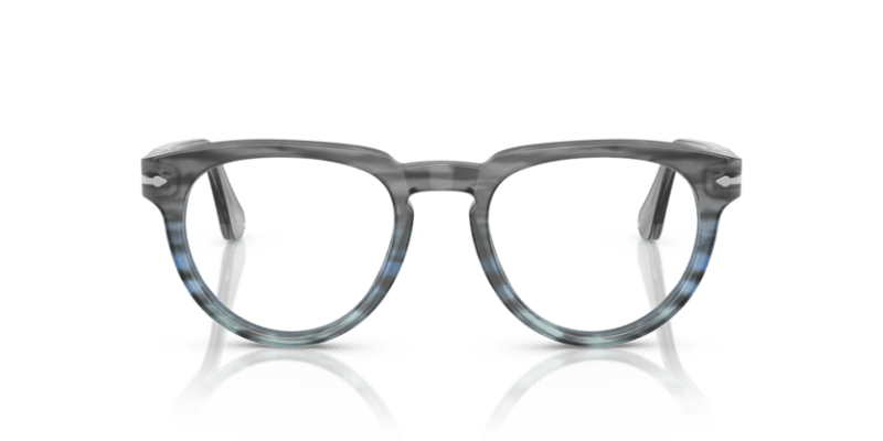 Striped Grey - 0PO3377V 8056262348369 Persol Eyeglasses Unisex Phantos