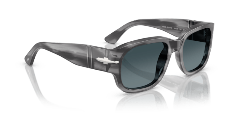 Striped Grey - 0PO3380S 8056262357279 Persol Sunglasses Unisex Square