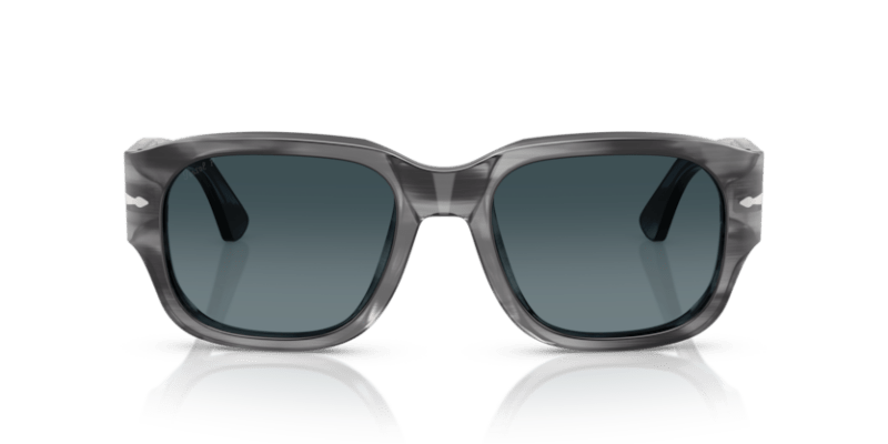Striped Grey - 0PO3380S 8056262357279 Persol Sunglasses Unisex Square