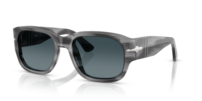 Striped Grey - 0PO3380S 8056262357279 Persol Sunglasses Unisex Square