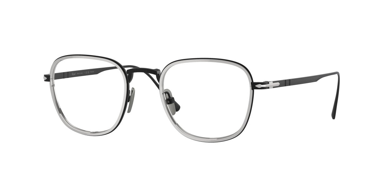 0PO5007VT - Persol - Black - (Black/Silver 8012) - 47 - 21 - 145 MM - Ardor Eyewear 8056597443616