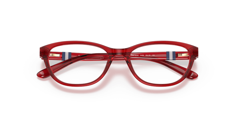 0PP8542 - Polo Prep - Red - (Shiny Opal Red 5458) - 48 - 16 - 130 MM - Ardor Eyewear 8056597421577